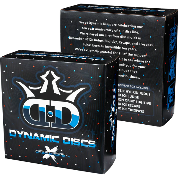 Dynamic Discs – 10 Year anniversary box