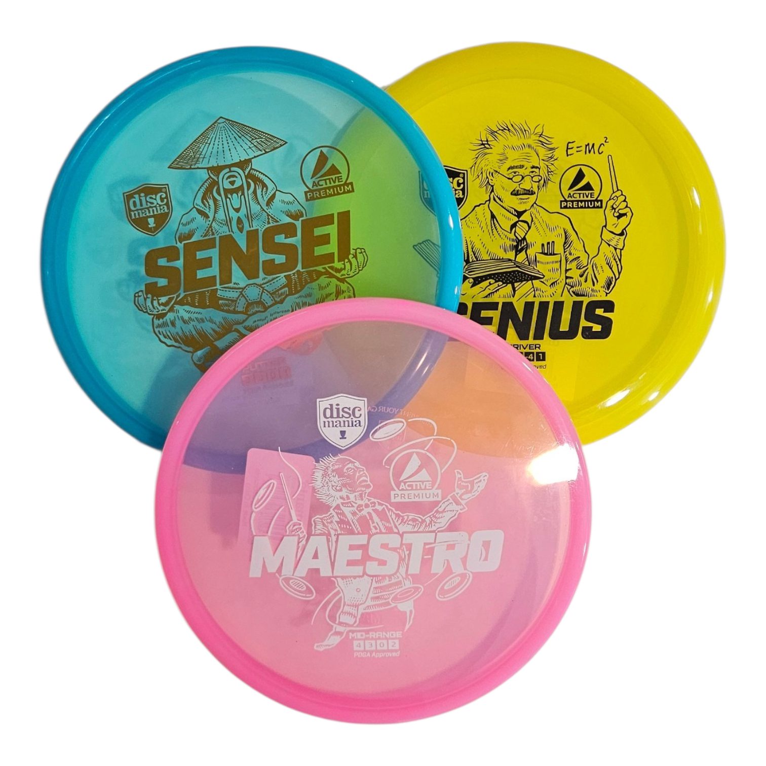 Discmania – Active Premium Beginner Disc Golf Starter Set